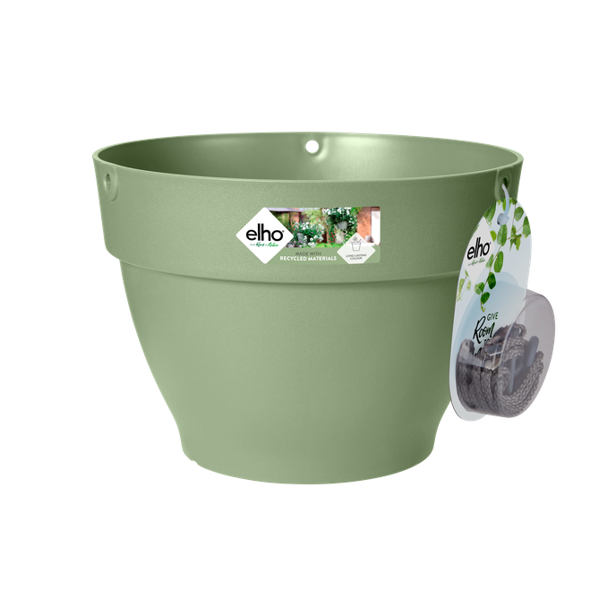 vibia campana hanging basket 26cm pistache green